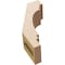 Ekena Millwork 3-inch W x 6-inch D x 10-inch H Pescadero Rough Cedar Woodgrain TimberThane Knee Brace, Primed BRCUR03X06X10PECRCPR - alternate 5